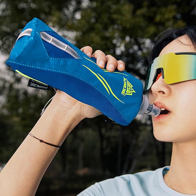 Azarxis TPU Soft Flask Collapsible Water Bottles BPA-Free 250ml 350ml 500ml 600ml for Hydration Vest Pack Running Hiking Cycling Climbing