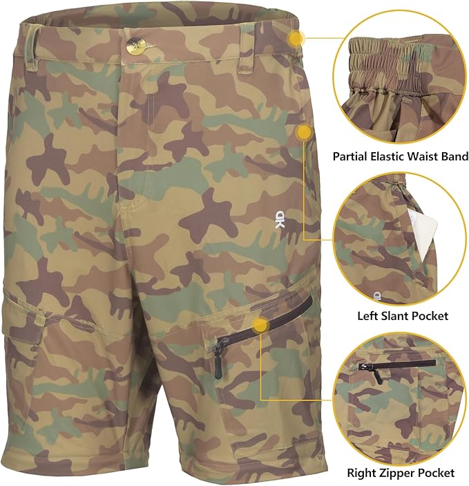 Little Donkey Andy Men's Outdoor Sports Two Section Trousers Mountaineering Hiking Hiking