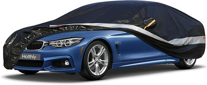 Sedan Car Cover Custom Fit BMW 4 Series 2013-2025, 100% Waterproof Breathable Outdoor Car Covers, Sun Rain Dust Snow Protection. (Ships from US Warehouse, Arrive Within 3-7 Days)