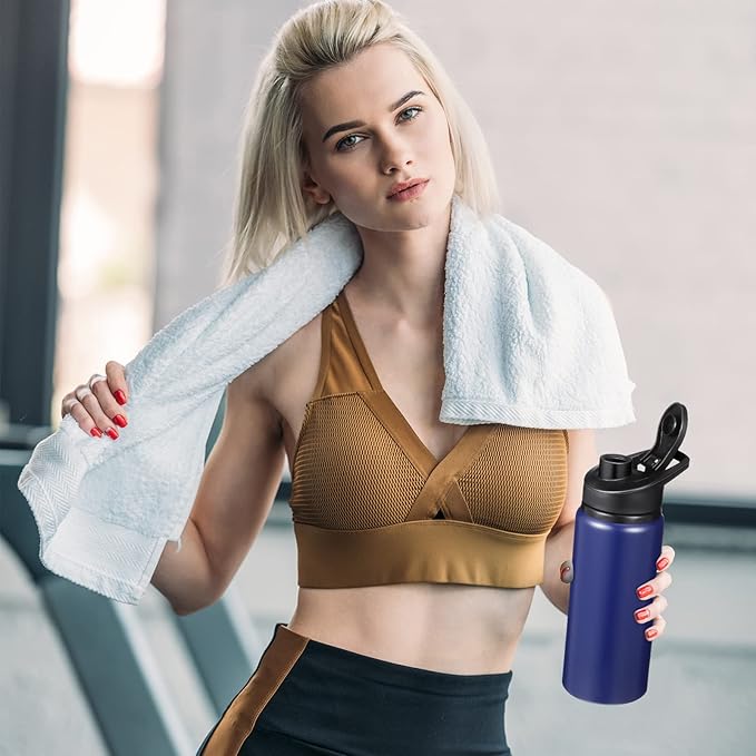 CHENGU Water Bottle Bulk 20 oz Aluminum Reusable Bottles Lightweight Snap Lid Water Cups Easy Carry Leak Proof Travel Tumbler for Gym Sports Camping Hiking Fishing