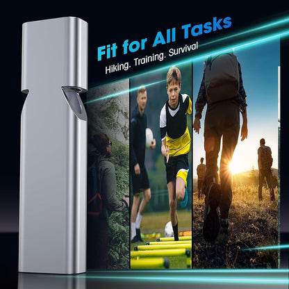 Braylin 3-Pack Emergency Whistles with Lanyard, Referee Whistle, Sports Whistles, Safety Whistle, Survival Whistle, Loudly Shrill, for Outdoor Sport, Various Competitions