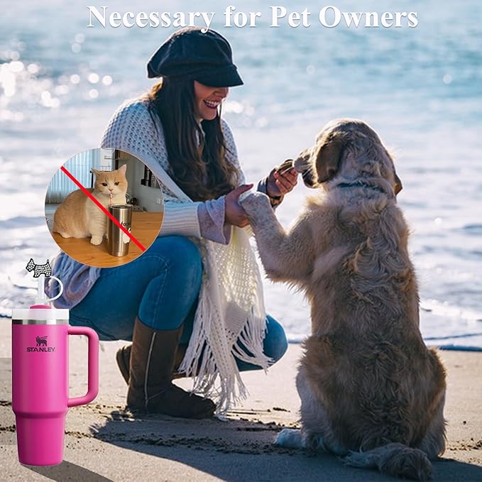 4 PCs Bling Straw Cover Cap for Stanley Cup, Sparkle Straw Toppers for 20 30 40 oz Tumblers, 10mm Straw Accessories Cute Gifts for Girls and Women (Retro)