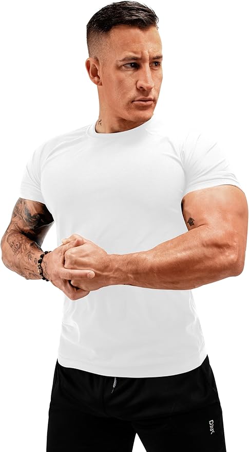 FUXERT Sauna Shirt for Men Sweat Sauna Suit for Gym Exercise Compression Shirt Workout Shapewear