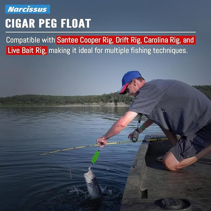 Narcissus Fishing Bobbers Floats for Catfish,Foam Fishing Peg FloatsFreshwater and Saltwater,Perfect for Santee Catfish Rig