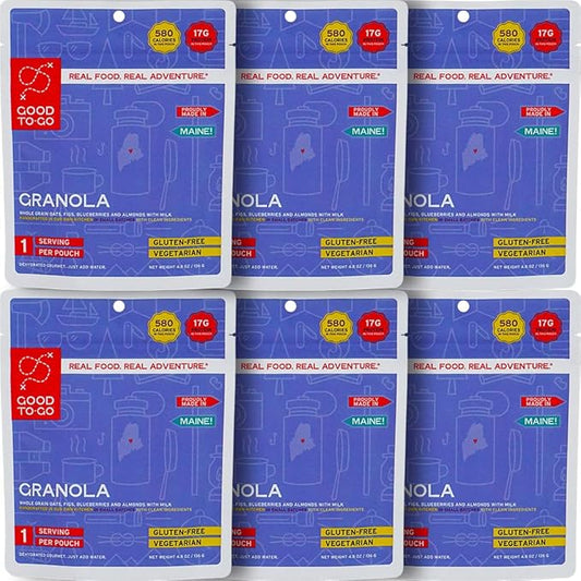 GOOD TO-GO Granola | Camping Food, Backpacking Food | Just Add Water Meals, Backpacking Meals | Dehydrated Meals Taste Better Than Freeze Dried Meals