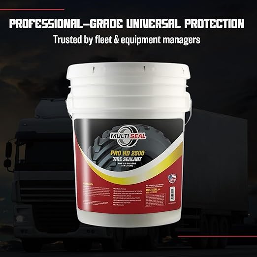 PRO HD 2500 - Our Workhorse Industrial Grade Tire Sealant Designed for Heavy Industrial and Agricultural Use, 5-Gallon Pail with Pump