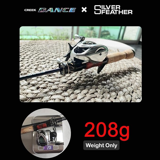 PURELURE Creek Dance Travel Ultralight Fishing Rods Spinning 2/3/4 Piece Portable BFS Casting Rod Solid Tip TORAY Carbon Fiber, Full Fuji Alconite Guides, Red Willow Wood Reel Seat AAA Cork Handle