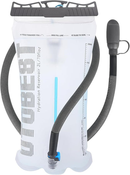 Hydration Bladder,TPU Water Bladder,Water Bladder for Hiking Backpack,BPA Free,Wide Opening,Leak-Proof,Water Reservoir for Hiking Cycling Camping Running