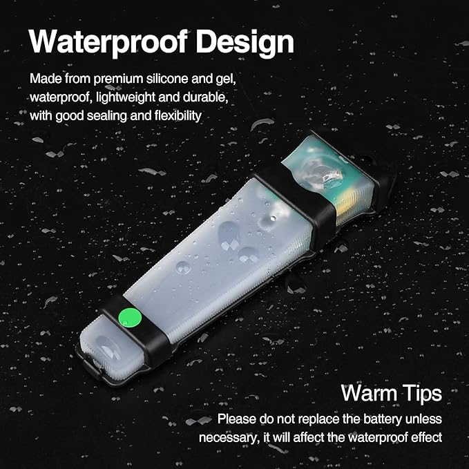 Personal Identification Marker - Tactical Helmet Light, Portable Survival Signal Light for Hiking, Boating, Cycling, Fishing