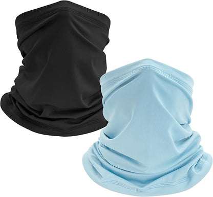 Pukavt 2 Pack 3 Hole Winter Knitted Mask, Full Face Cover Ski Mask Warm Balaclava for Skiing, Motorcycle, Snowboard