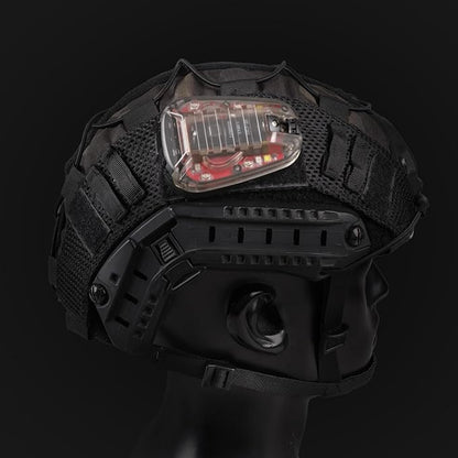 Tactical Helmet Light,4 Modes Visible LED IR Constant-on/Strobe,Waterproof Ladybird Lamp Survival Signal Light for Outdoor Sports Survival Signal Light,1*CR123A Battery Included.