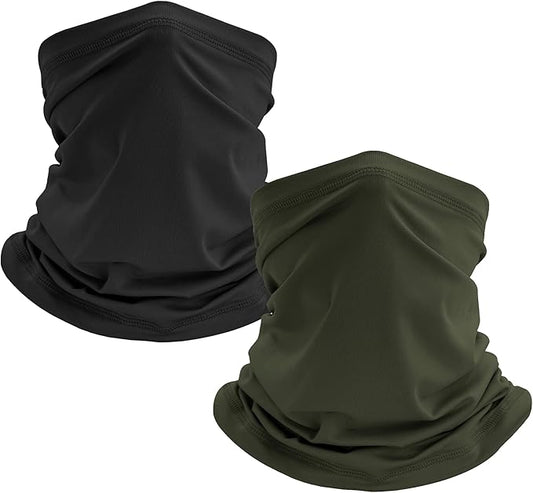 Pukavt 2 Pack 3 Hole Winter Knitted Mask, Full Face Cover Ski Mask Warm Balaclava for Skiing, Motorcycle, Snowboard