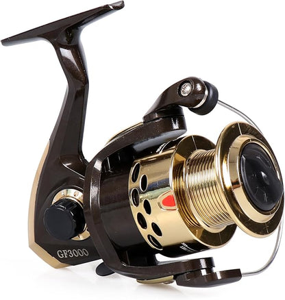 Spinning Fishing Reel for Freshwater Saltwater Fishing, Anti-Reverse with Front-Adjustable Drag