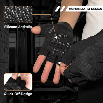 VWX Anti-Slip Gel Palm Workout Gloves for Men and Women - with Sweat-Wicking Fabric for Gym,Weight Lifting, Cycling, Weightlifting, Exercise, Climbing