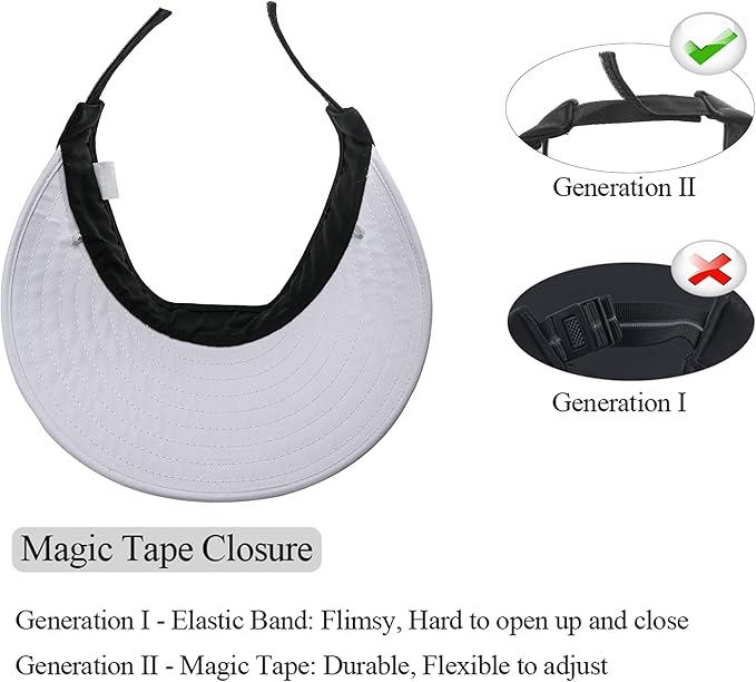 Sun Visor Hats Women Large Brim Summer UV Protection Beach Cap