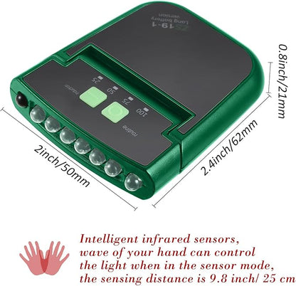 Mudder LED Clip on Cap Lights USB Rechargeable Cap Flashlight Clip Waterproof Ultra Bright Hat Flashlight Headlamp for Fishing Camping Hand Work