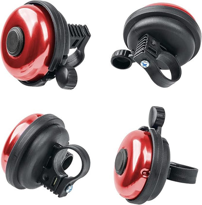 Classic Bike Bell, Aluminum Bicycle Bell, Loud Crisp Clear Sound Bicycle Bike Bell for Adults Kids