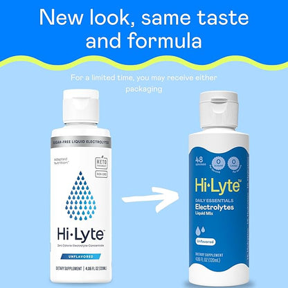Hi-Lyte Sugar Free Electrolytes for Rapid Hydration, Fasting and Immune Support (3 Bottles, 144 Servings) | NO Calories | 20%+ More Potassium, Magnesium & Zinc