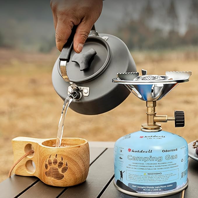 Isobutane Fuel Canister 230 Gram Camping Stove Fuel Butane Propane Blend Isobutane Fuel Canister Camping Fuel Gas Canister Suitable for ALL Seasons Efficient and High Output 8.1oz(4 packs)