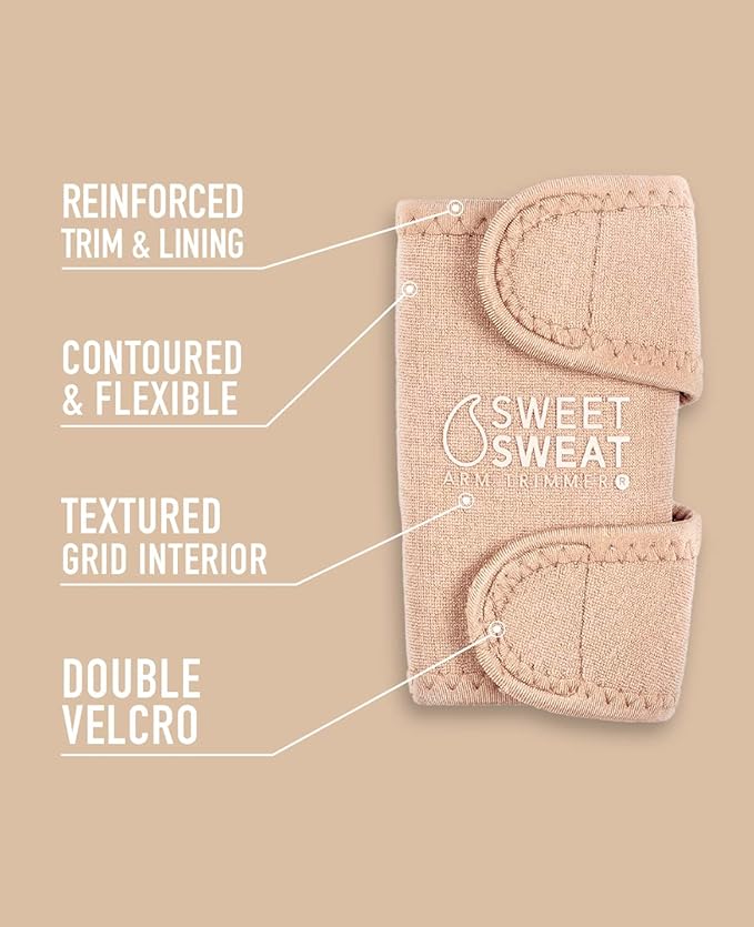 Sports Research Sweet Sweat Waist Trimmer (Core Series) - Premium Sweat Enhancing Fitness Band for Women & Men