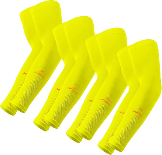 ARMORAY Arm Sleeves for Men or Women - Tattoo Cover Up - Cooling Sports Sleeve for Basketball Golf Football