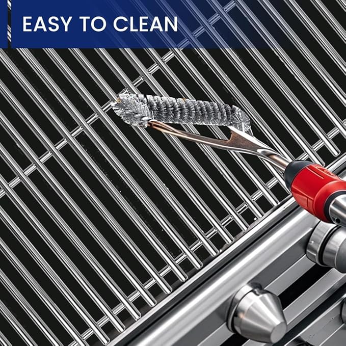 Shengyongh S66025 (5-Pack) 17 3/8" Stainless Steell Grates Replacement for Broil-Mate, Broil King 9625-67, 9625-84, Baron 320, Baron 340, Baron 420, Baron 440, Baron 490