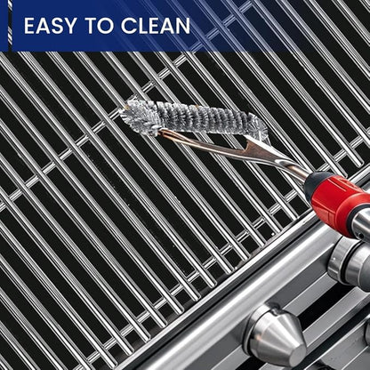 Shengyongh S66025 (5-Pack) 17 3/8" Stainless Steell Grates Replacement for Broil-Mate, Broil King 9625-67, 9625-84, Baron 320, Baron 340, Baron 420, Baron 440, Baron 490