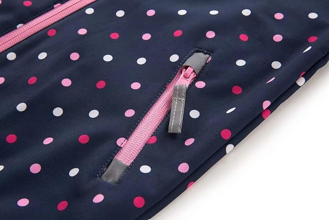 MGEOY Boys Girls Rain Jackets Lightweight Waterproof Hooded Raincoats Windbreakers for Kids 4-14Y