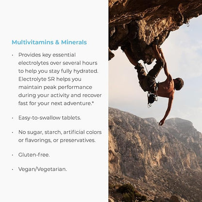 Endur Electrolyte SR, Essential Electrolyte Replacement & Hydration Support, Great for Physical Activity, Sustained-Release Tablets, 60 Tablets