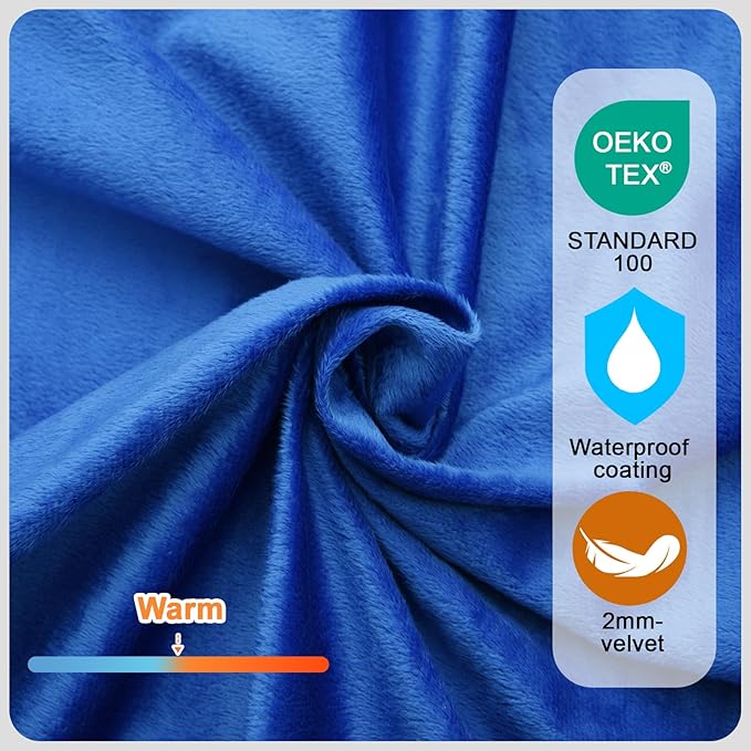 Memory Foam Camping Mattress pad, Comfortable Thick Floor Sleeping Mat for Adults with Waterproof and Non-Slip Bottom, Portable Roll Up Mattress for Sleepover Guest,Cot Mad for Car Camping