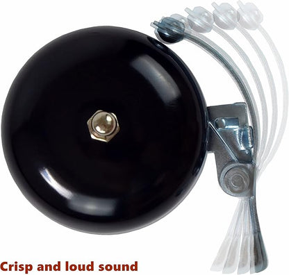 Classic Bell, Loud Crisp Clear Sound Bicycle Accessories for Adults Youths, Stylish Horn for Road and Mountain Bikes