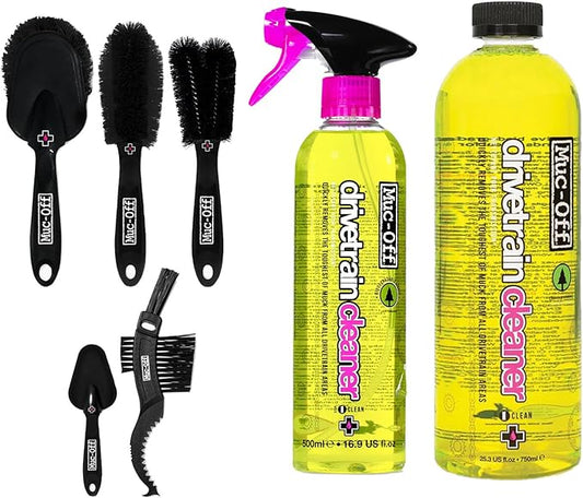 Muc-Off Bio Drivetrain Cleaner | Effective Biodegradable Bicycle Chain Cleaner and Degreaser Spray | Suitable for All Types of Bike