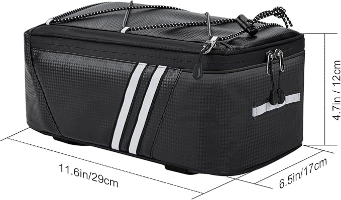 Rear Bike Rack,Bike Cargo Rack w/Fender & Large Size Reflective,Quick Release Mountain Road Bicycle Rear Racks,Universal Bike Luggage Rack,Large Capacity Bike Pannier Rack,YONTUO