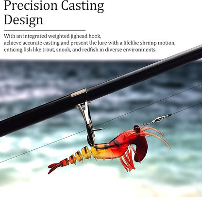 Soft Fishing Lures Shad Minnow Swimbaits, Pre-Rigged Jig Heads Paddle Tail Swim Baits for Bass, Trout, Walleye, Crappie, Sinking Jigs Bait for Saltwater Freshwater, Fishing Gifts for Men