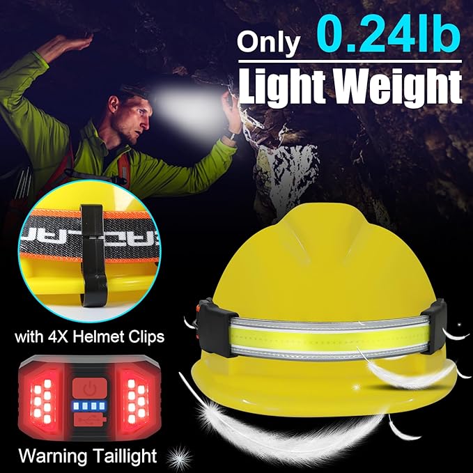 Headlamp Rechargeable, 3 Pack Bright LED Headlamps Wide Beam Head Lamp Headlight Flashlight with Red Tail Light 1200lm Lightweight Adjustable Waterproof for Biking Running Fishing Camping