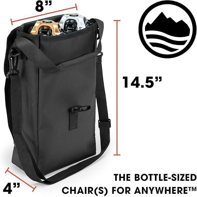 CLIQ Waterproof Chair Bag - Holds 2 Folding Chairs - Perfect for Camping and Other Outdoor Adventures