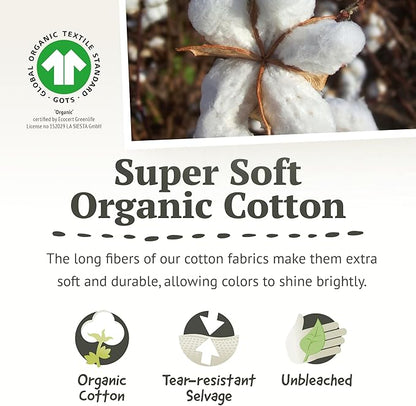 La Siesta® Flora Classic Organic Cotton Hammock - Indoor Outdoor Hammock, Patio Bed Tree Portable Hammock, 2 Person Double Hammock - King, Flower