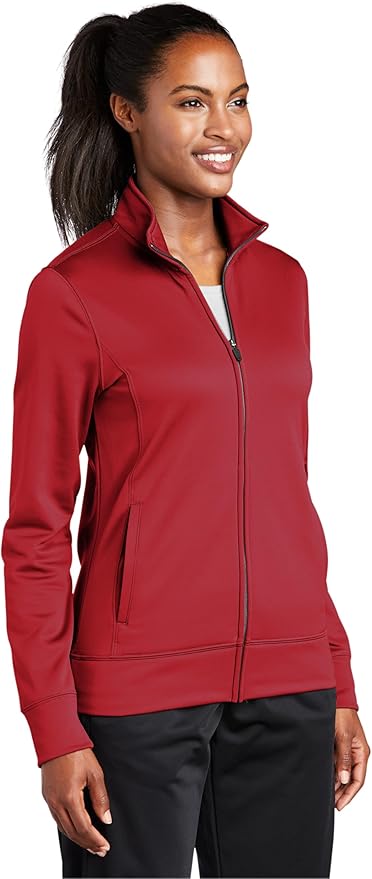 Sport-Tek® Ladies Sport-Wick® Fleece Full-Zip Jacket. LST241