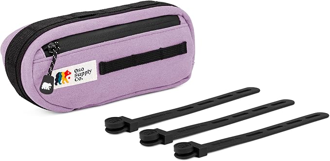 Waxed Canvas Frame Bag – Waterproof Zippers, Dual Storage Compartments, Adjustable Straps – Fits All Frame Sizes, Perfect for Cycling, Commuting, and Adventure Rides (Purple)