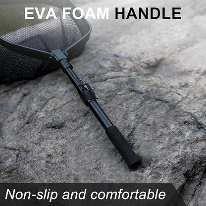 Floating Fishing Net, Foldable for Easy Storage, Retractable, Ideal for Bass, Trout, Kayak & Boat Fishing, Easy Catch & Release