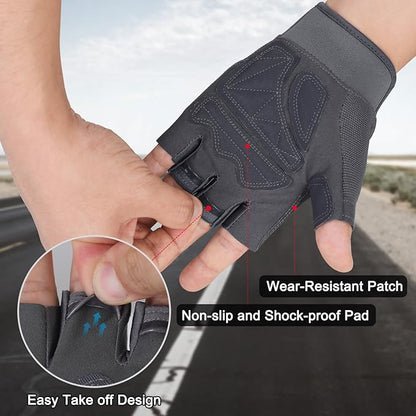 FIORETTO Fingerless Gloves for Airsoft Shooting Half Finger Hunting Hiking Cycling Driving Motorcycle Climbing Work Gloves M210603