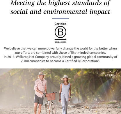 Wallaroo Hat Company Women’s Petite Charlie Fedora – UPF 50+, Packable Design, Adjustable Sizing for Smaller Crown Sizes