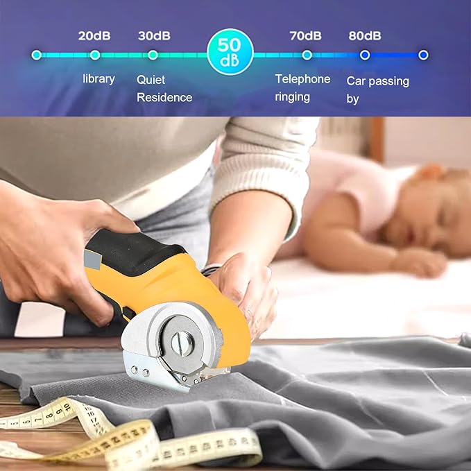 Cordless Electric Scissors 4.2V Fabric Scissors With Safety Lock Rotary Cutter Rechargeable Powerful Fabric Cutter With Blades Multi-Cutting Tools For Cardboard Carpet Leather