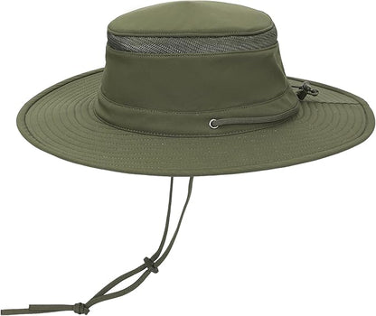 Cimarron Wide Brim Safari Sun Hat for Women & Men – UPF 50+ Outdoor Fishing Hat | Hiking, Running Travel Sun Protection Hat