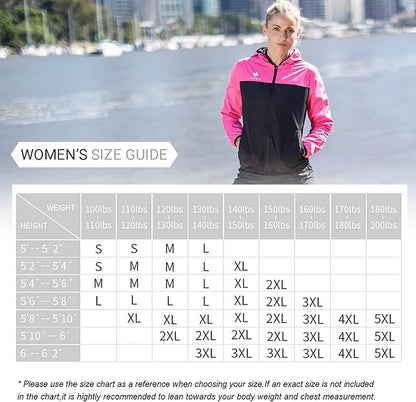 HOTSUIT Sauna Suit for Women Weight Loss Sweat Suits Sauna Jacket Pant Machine Washable Anti Rip for Gym Workout Exercise