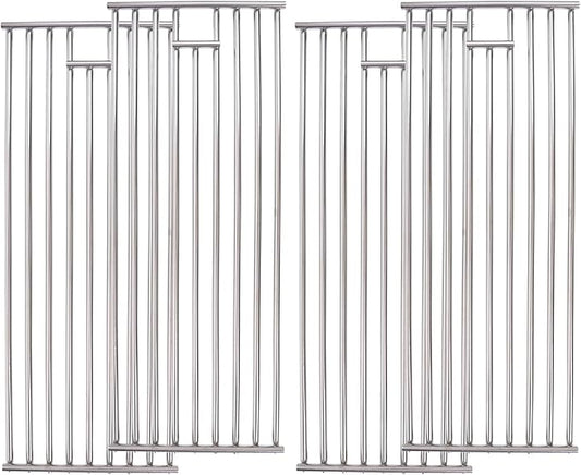 J&HYBBQ 4pcs Premium 7.8mm Stainless Steel Grill Grates – Compatible with Bull Angus, Brahma, Outlaw & More – Non-Stick, Easy-Clean BBQ Replacement Grates for Ultimate Grilling Experience