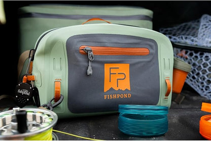 fishpond Thunderhead Small Submersible Fishing Fanny Pack - Eco Yucca | Waterproof Fly Fishing Bag | Fishing Waist Pack