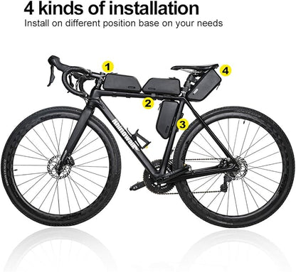 Rhinowalk Top Tube Bag - Stable & Waterproof Professional Cycling Accessory