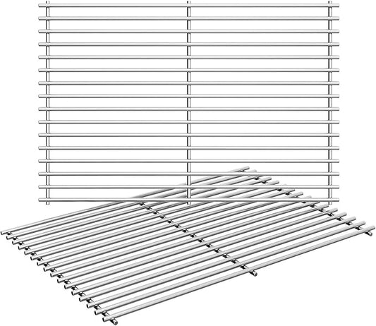 18.75" Grill Grates Replacement Parts for Weber Genesis II 300 and Genesis II LX 300 Series Gas Grills, Genesis II E&S 310 315 320 325 340, 66095, 304 Stainless Steel Cooking BBQ Grids