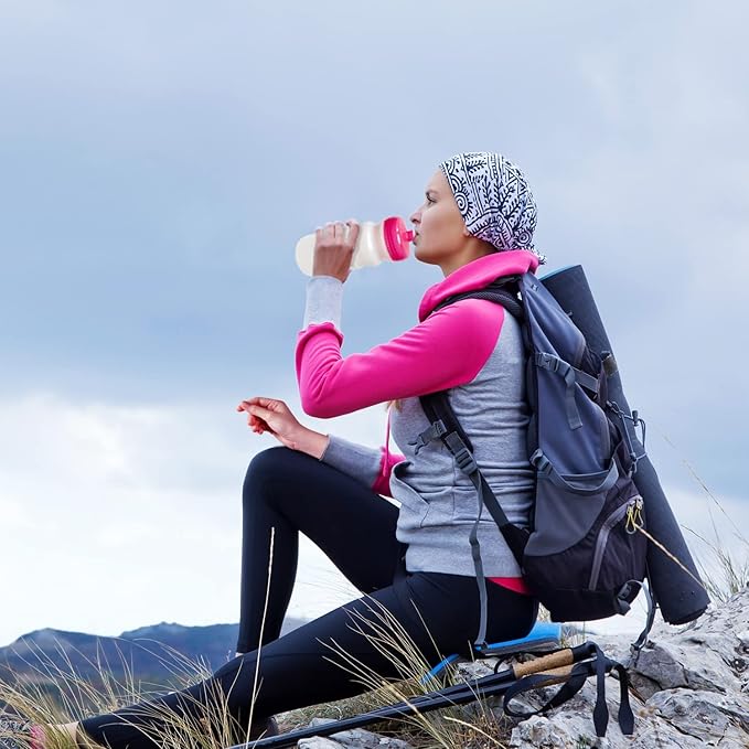 Rolling Sands 20 Ounce Sports Water Bottles 100 Pack, BPA-Free, Made in USA, Dishwasher Safe